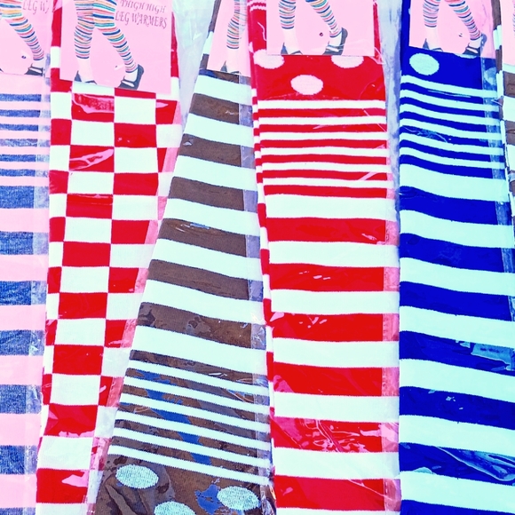 ROCK STAR "Thigh High" Leg Warmers - Picture 2 of 9